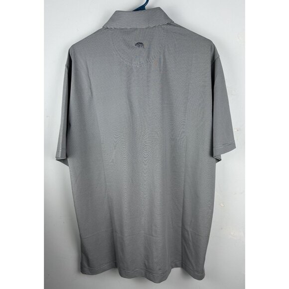 Onward Reserve Mens L Mizzou Tigers White Blue  Stripe Polo Shirt New Missouri - Picture 7 of 11